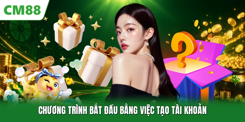 Đăng Ký Mới Tặng 88K - Cơ Hội Có Quà Ngay Khi Tạo Tài Khoản Chương trình bắt đầu bằng việc tạo tài khoản