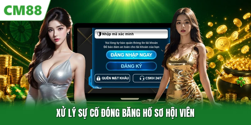 Xử lý sự cố đóng băng hồ sơ hội viên